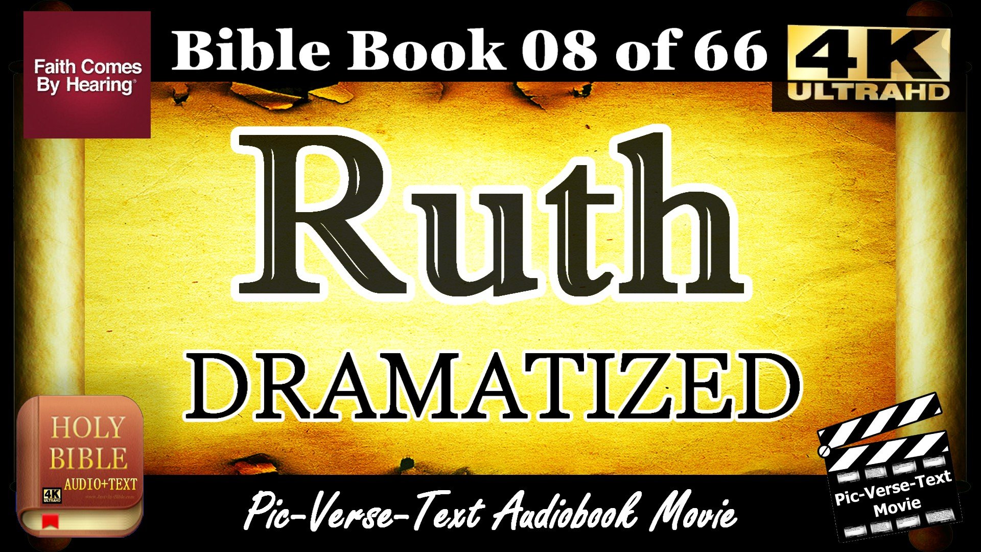 Holy Bible Dramatized | KJV Read Along - 08/66 Ruth